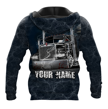 Premium Customized Name 3D All Over Printed Unisex Shirt For Trucker
