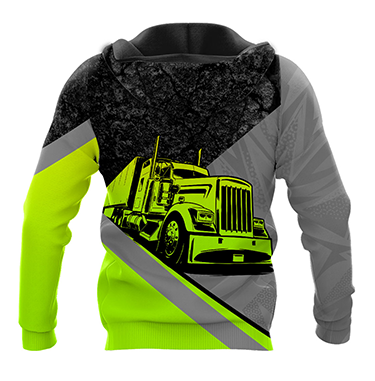 Premium Customized Name 3D All Over Printed Unisex Shirt For Trucker