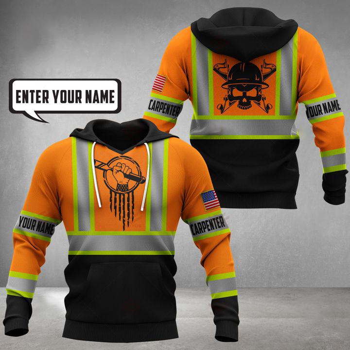 Premium Custom Name Carpenter 3D All Over Printed Unisex
