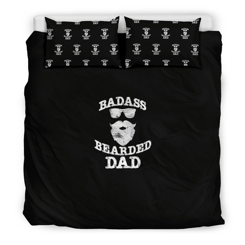 NP Bearded Dad Bedding Set-6teenth World™-Bedding Set-US Twin-Vibe Cosy™