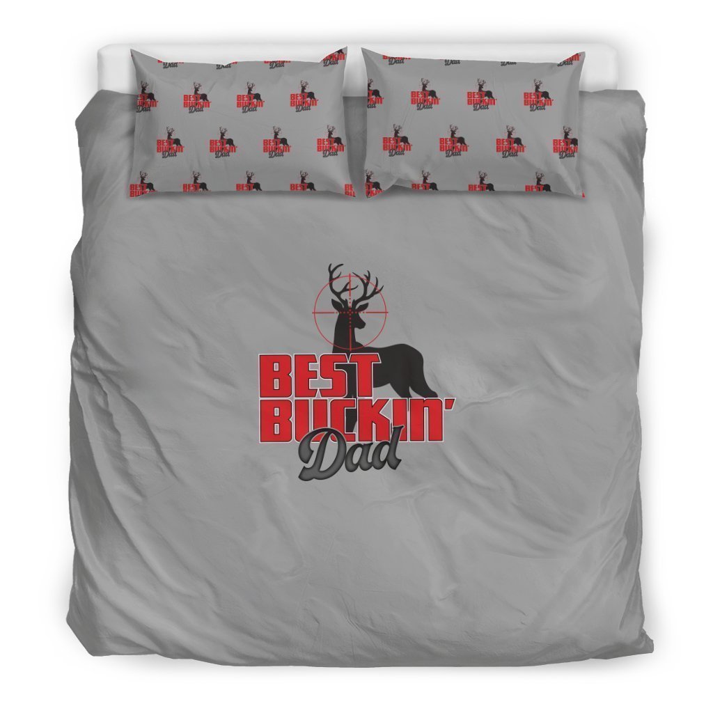 NP Best Buckin' Dad Bedding Set-6teenth World™-Bedding Set-US King-Vibe Cosy™