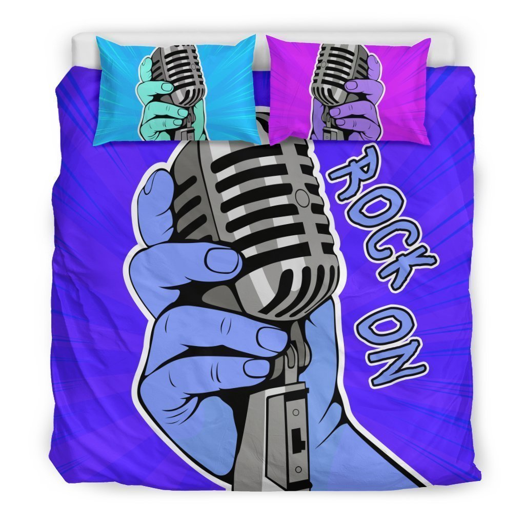 Rock On Bedding Set for Music Freaks-6teenth World™-Bedding Set-US King-Vibe Cosy™