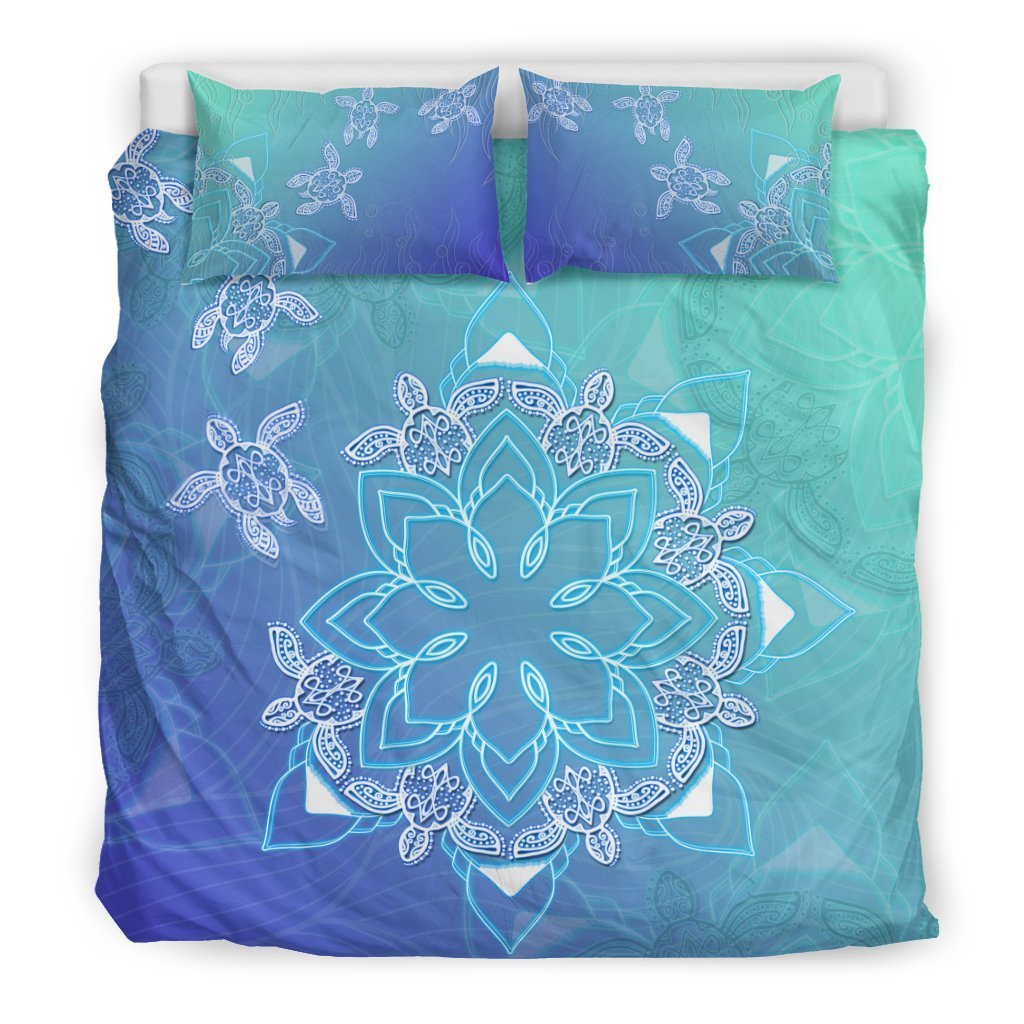 Turtle Bedding Set - AH-BEDDING SETS-Alohawaii-US King-Black-Polyester-Vibe Cosyβ’