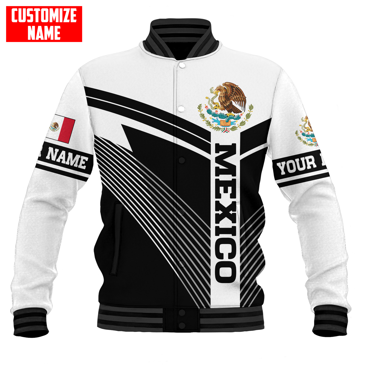 Personalized Name Mexican 3D All Over Printed Unisex Hoodie
