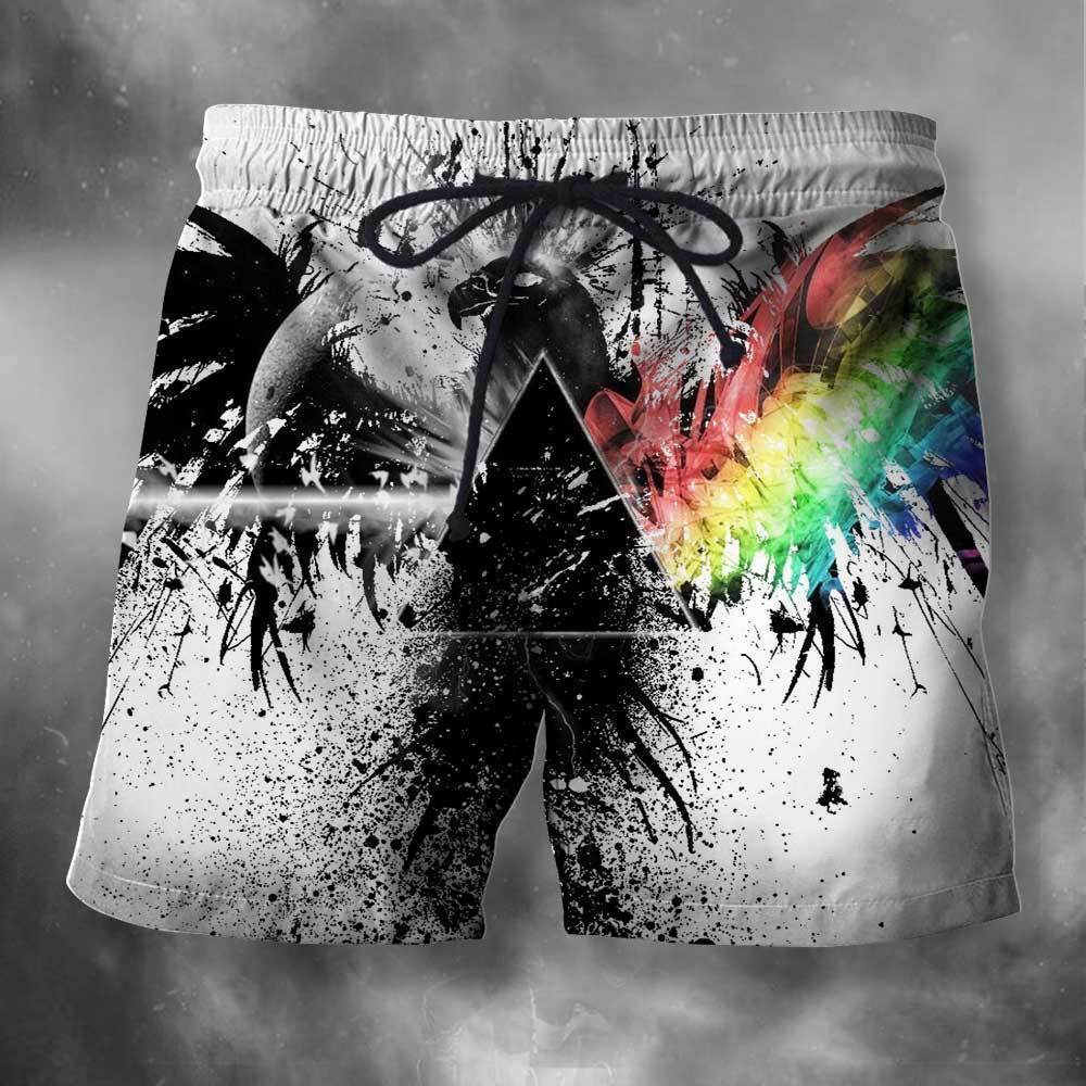 3D All Over Print Red White & Floyd Hoodie-Apparel-HD09-Shorts-S-Vibe Cosy™