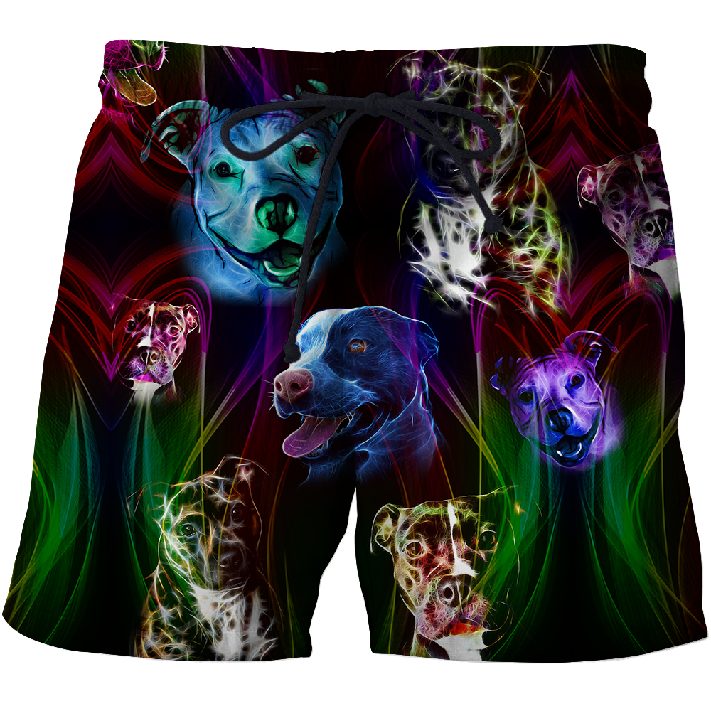 Colorful pitbull 3d hoodie shirt for men and women JJW12092003