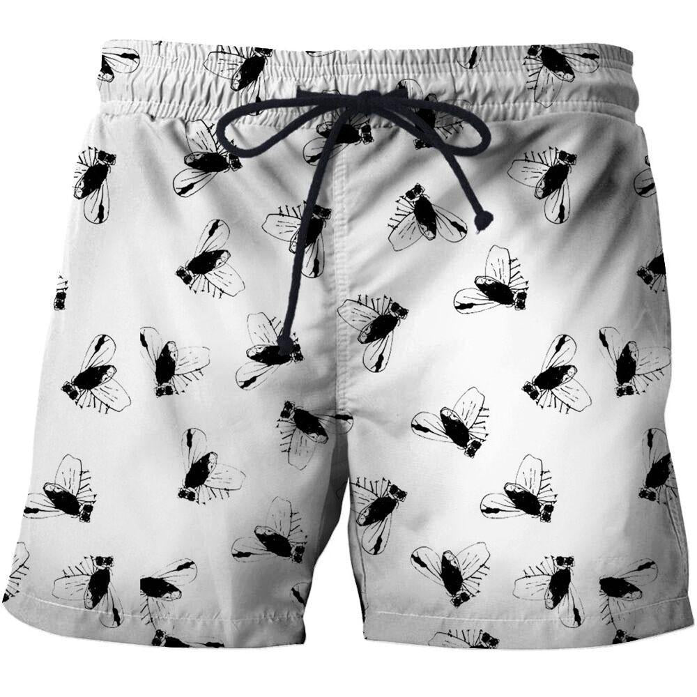 All Over Printed Flies Hoodie-Apparel-GP Art-Shorts-S-Vibe Cosy™
