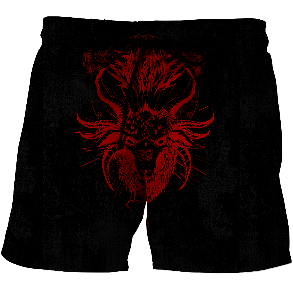 Satanic Devil All Over Printed Hoodie JJ290201-Apparel-MP-Short-S-Vibe Cosy™