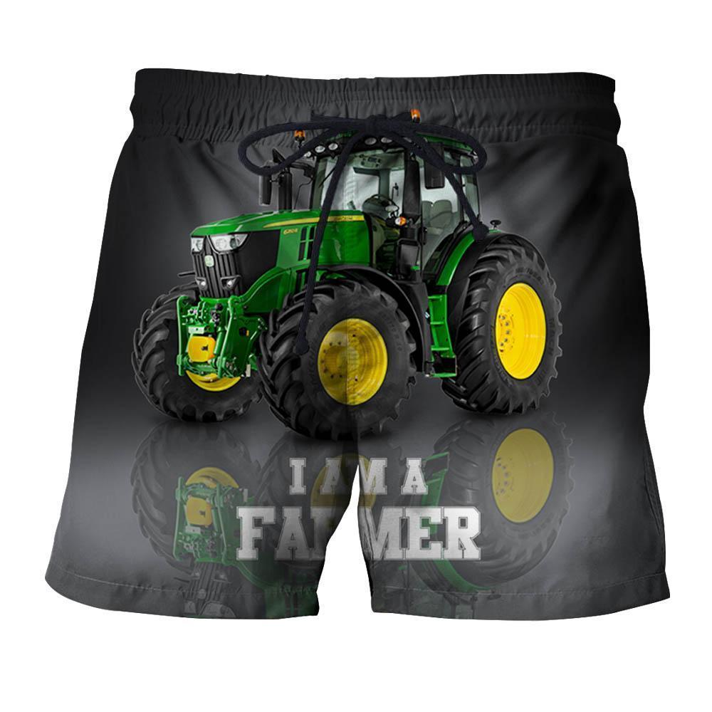 Beautiful Green Tractor Hoodie-Apparel-HD09-Shorts-S-Vibe Cosy™