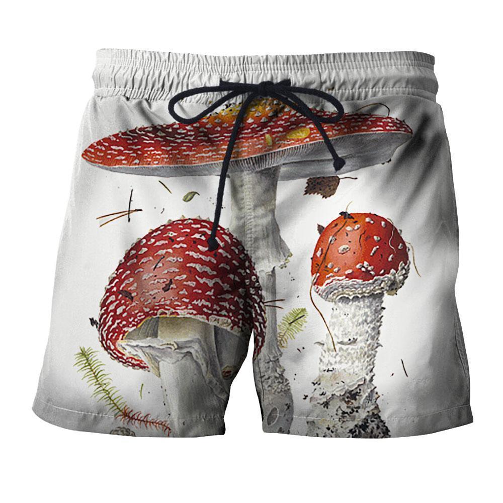 Beautiful Forest Mushrooms Art all over-Apparel-NTH-Shorts-S-Vibe Cosy™