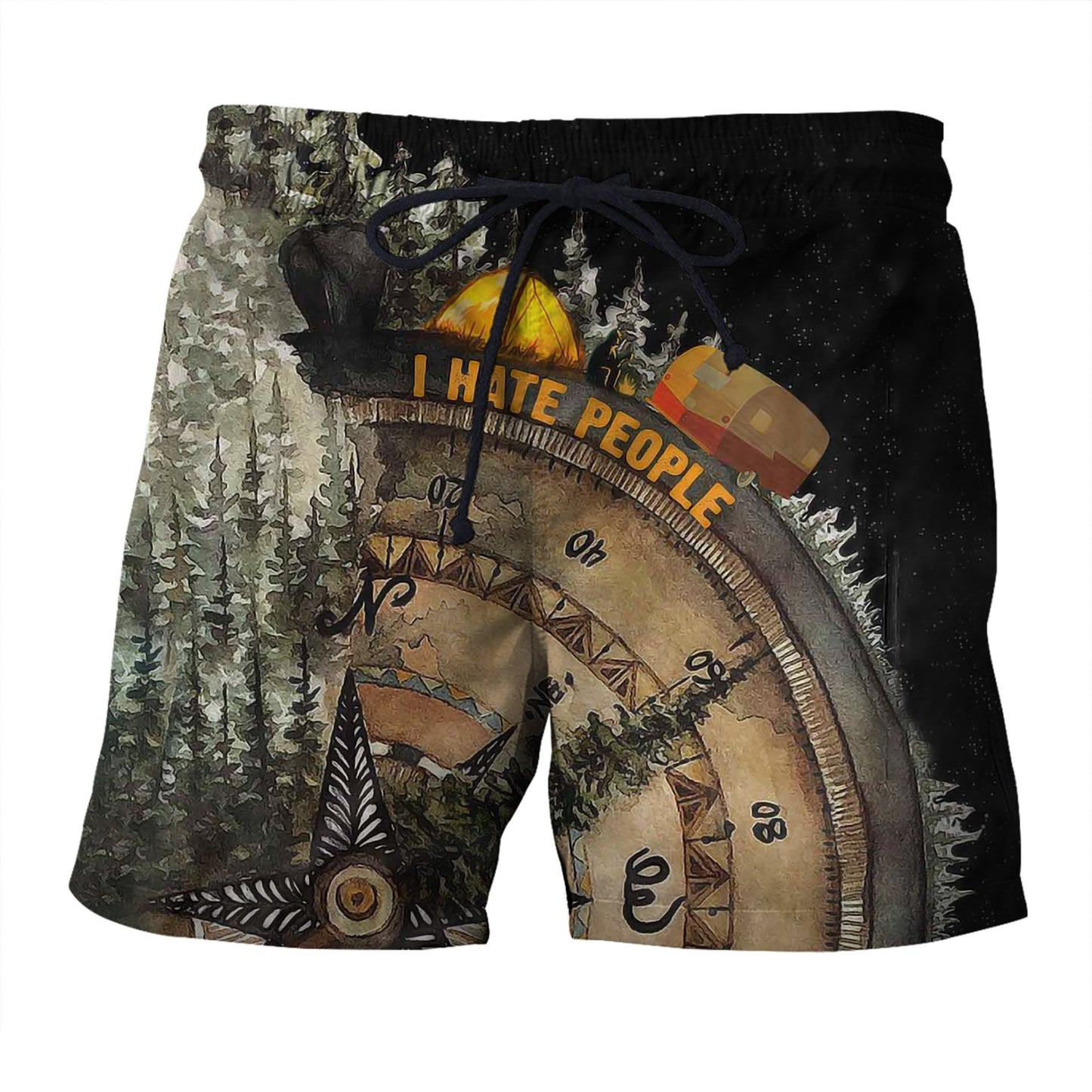3D All Over Print I hate People Shirt-Apparel-HD09-Shorts-S-Vibe Cosy™