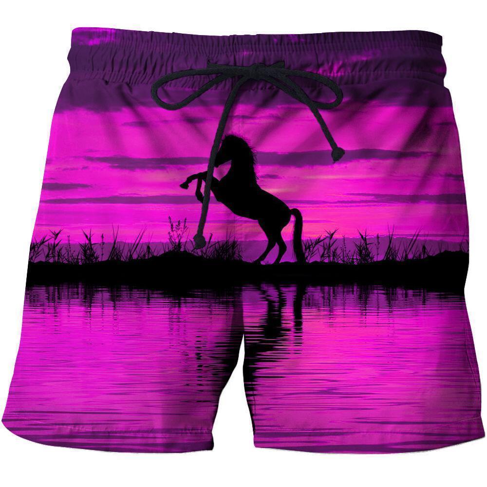 3D All Over Print Silhouette Hourse Shirts-Apparel-Phaethon-SHORTS-S-Vibe Cosy™