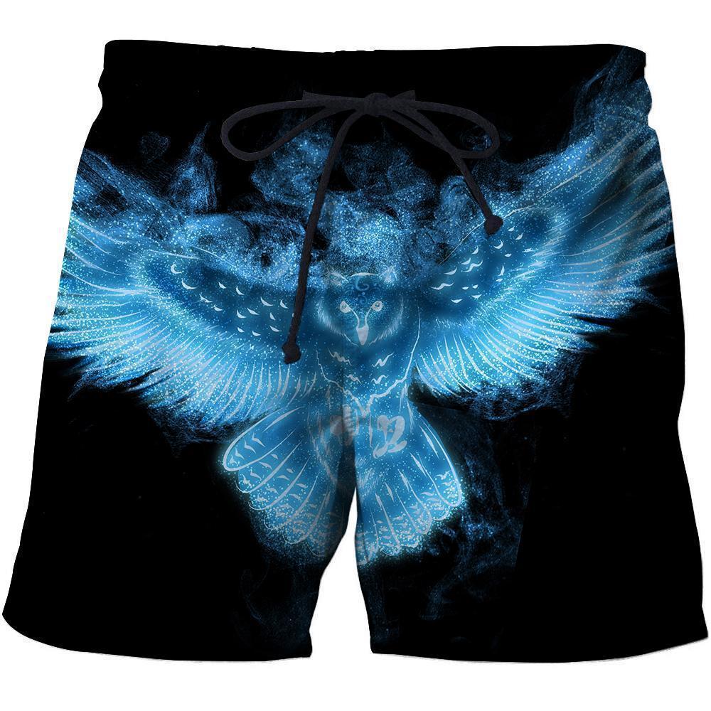 3D All Over Printing Owl Ice Hoodie-Apparel-Phaethon-SHORTS-S-Vibe Cosy™
