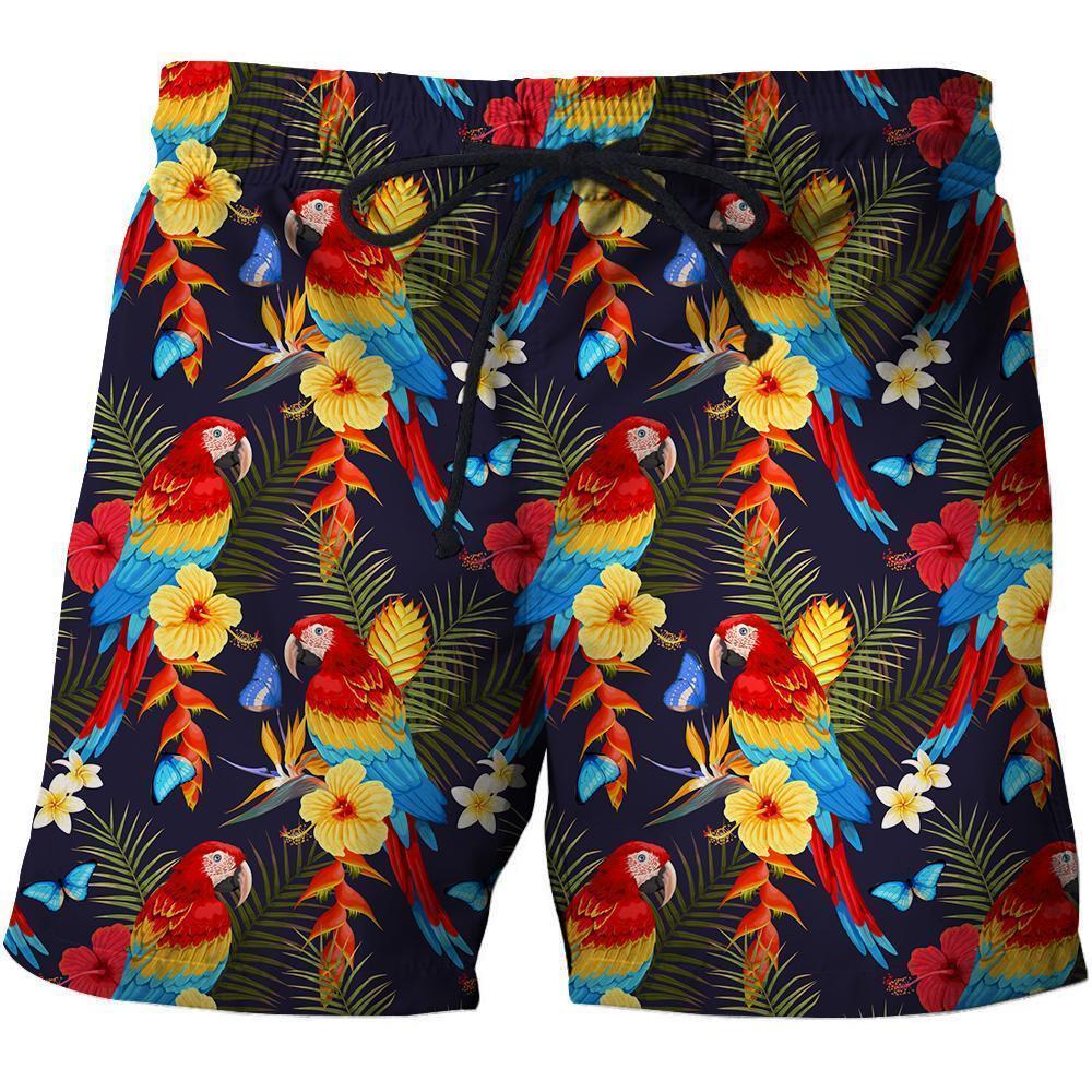 3D All Over Printing Greenwing Macaw Shirt-Apparel-Phaethon-SHORTS-S-Vibe Cosy™