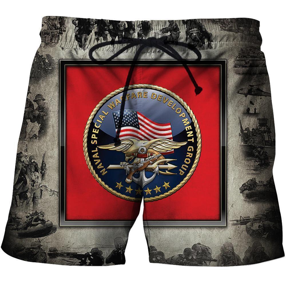 All Over Printed Naval Special Warfare Shirts-Apparel-HP Arts-SHORTS-S-Vibe Cosy™