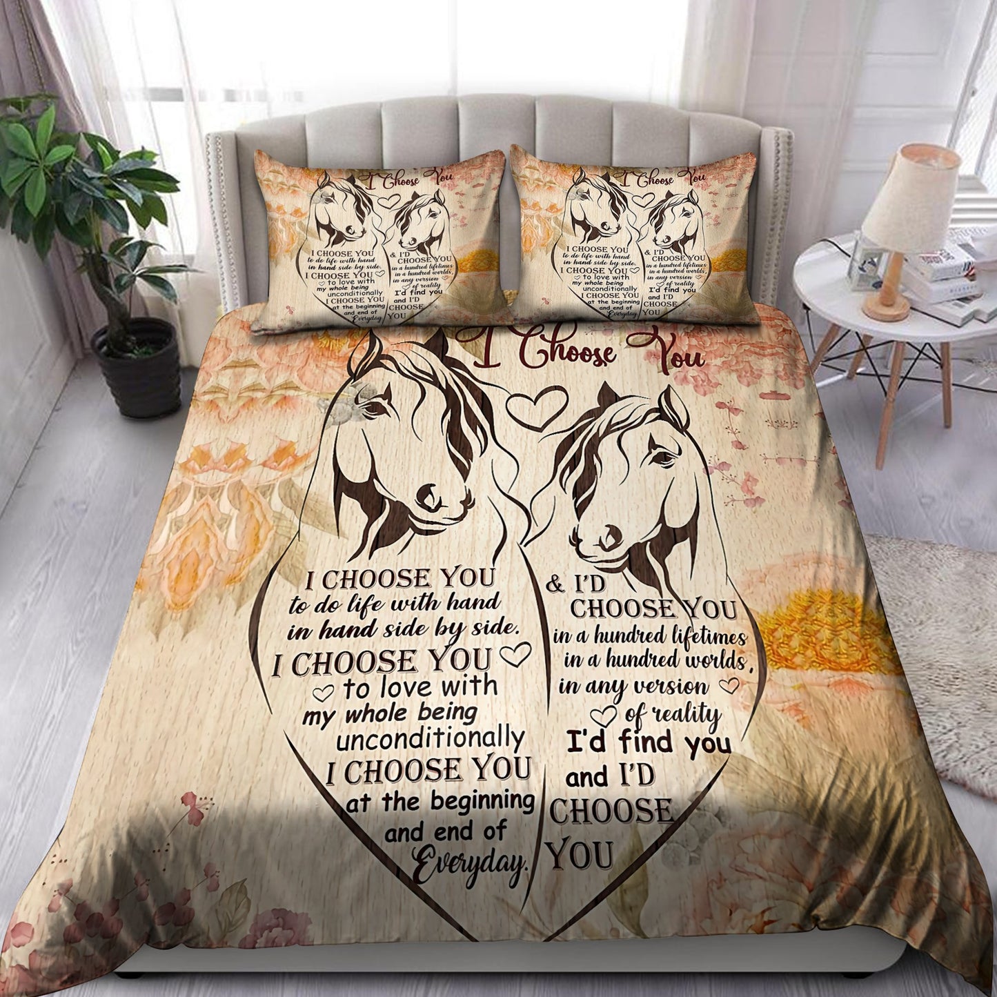 Horse 3D All Over Printed Bedding Set