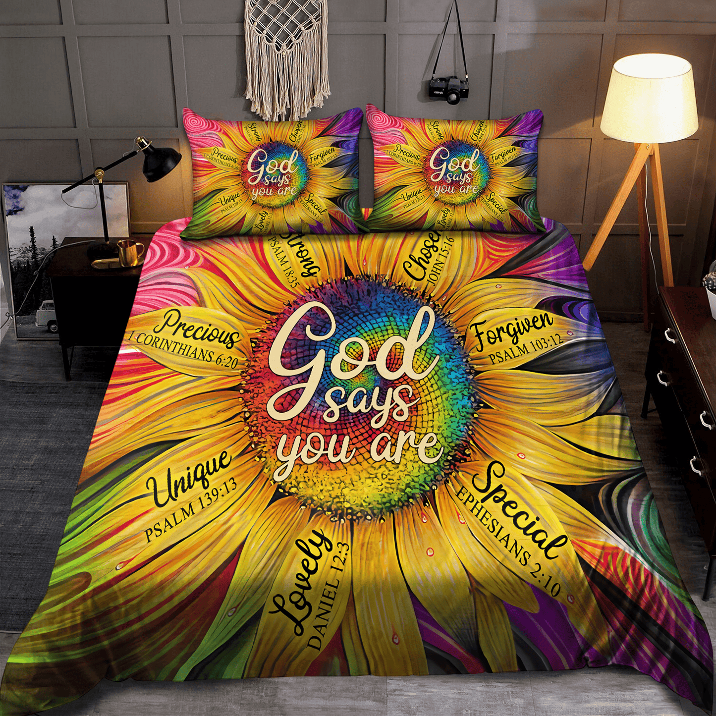 Jesus-Daisy God Say You Are Bedding Set DA20052102