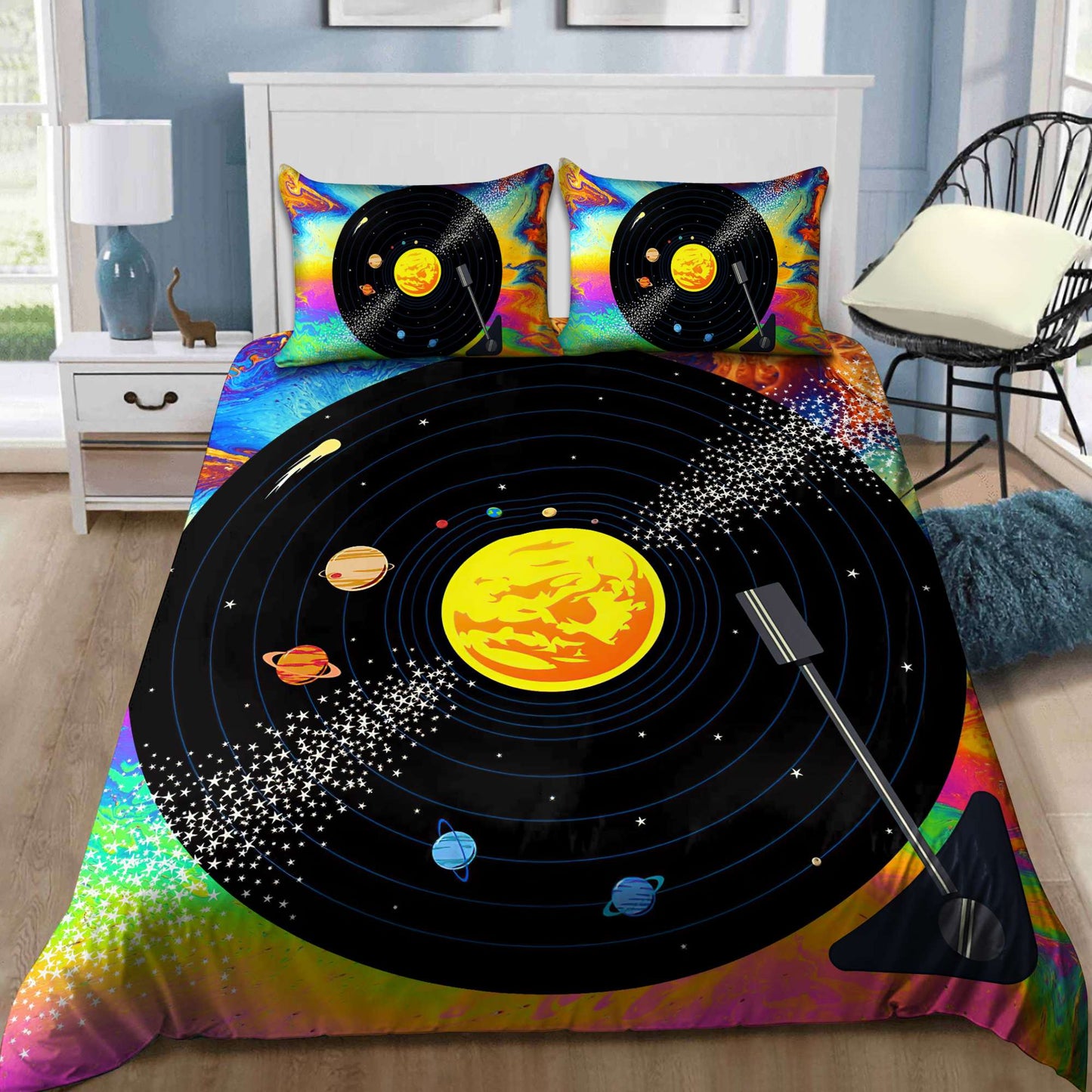 Vinyl Record 3D All Over Printed Bedding Set