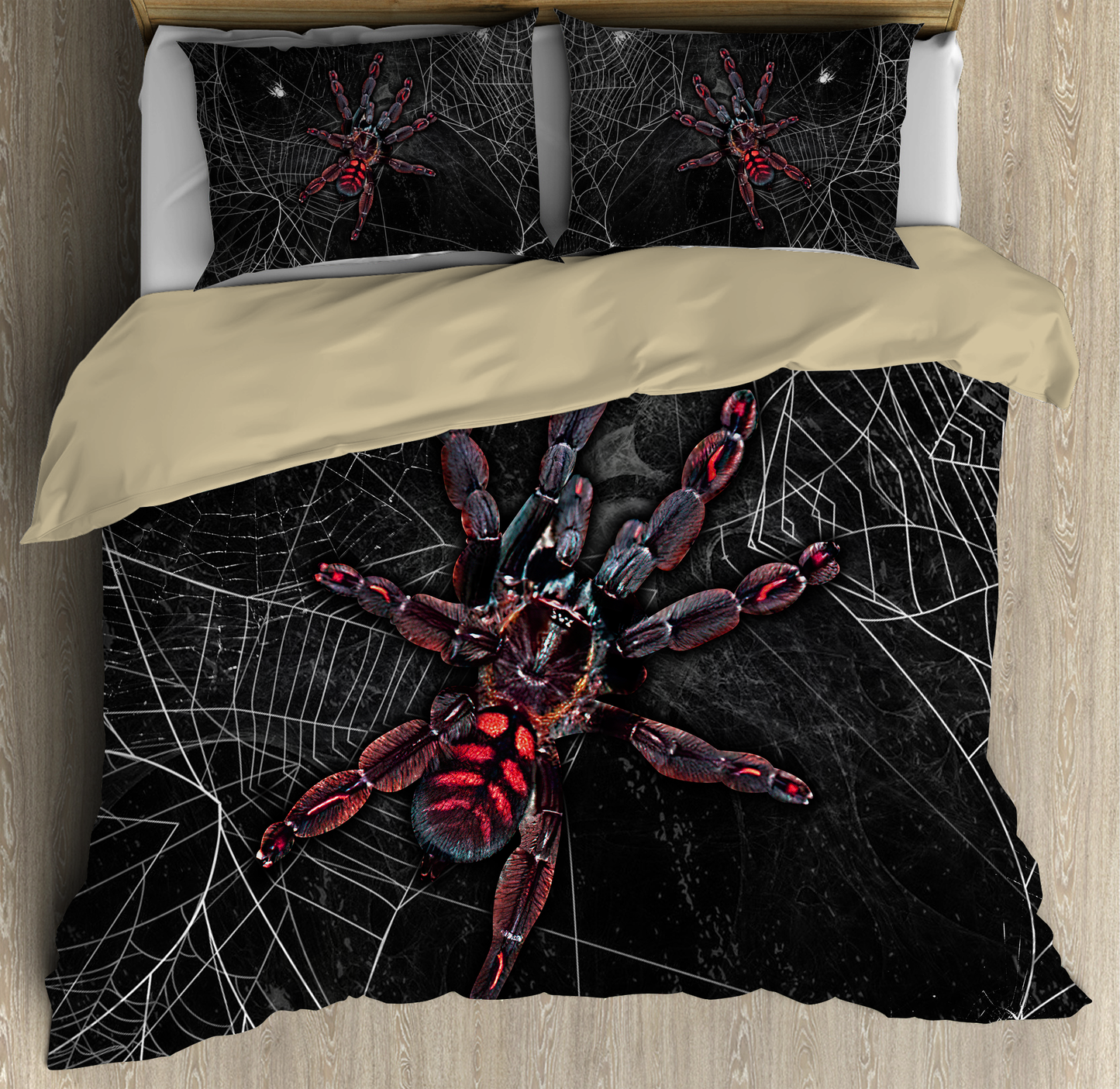 Spider Tarantula 3D All Over Printed Premium Bedding Set ML