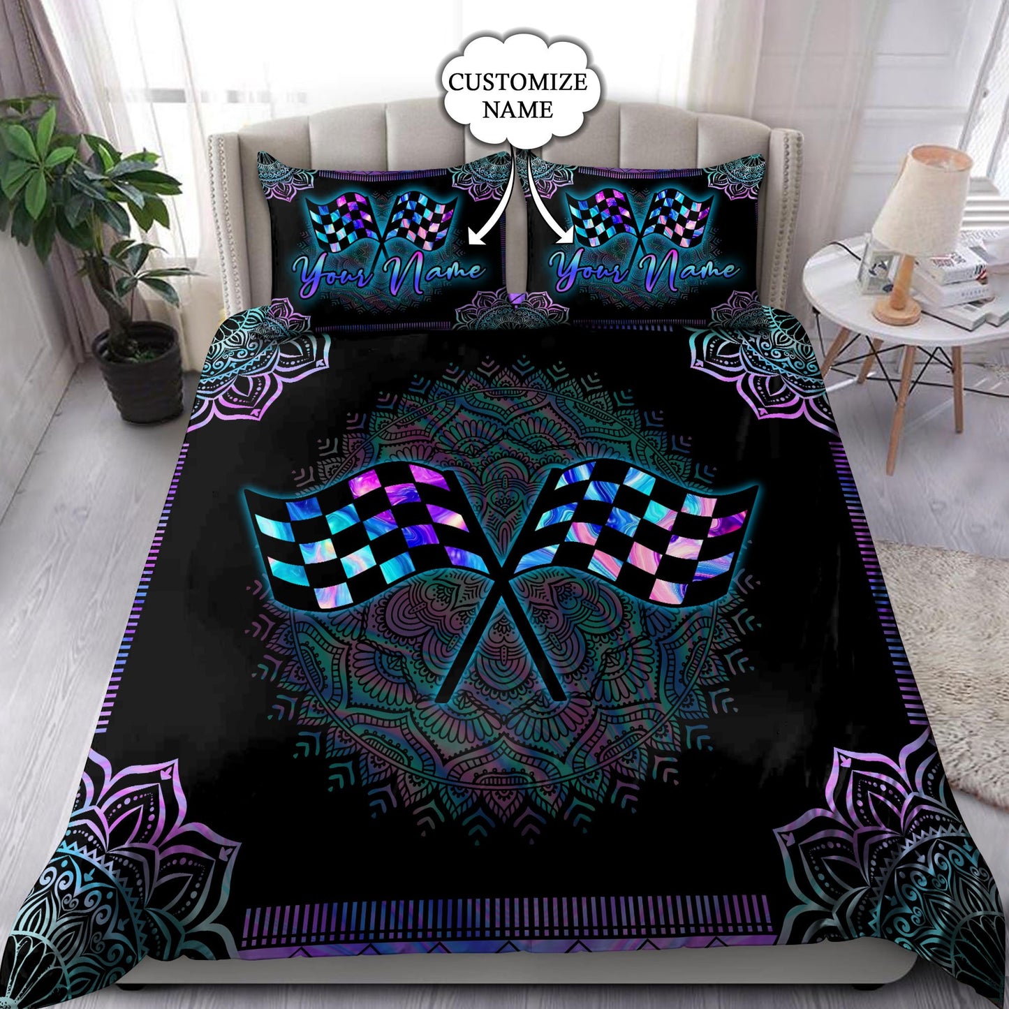 Customize Name Racing Bedding Set NTN13042103