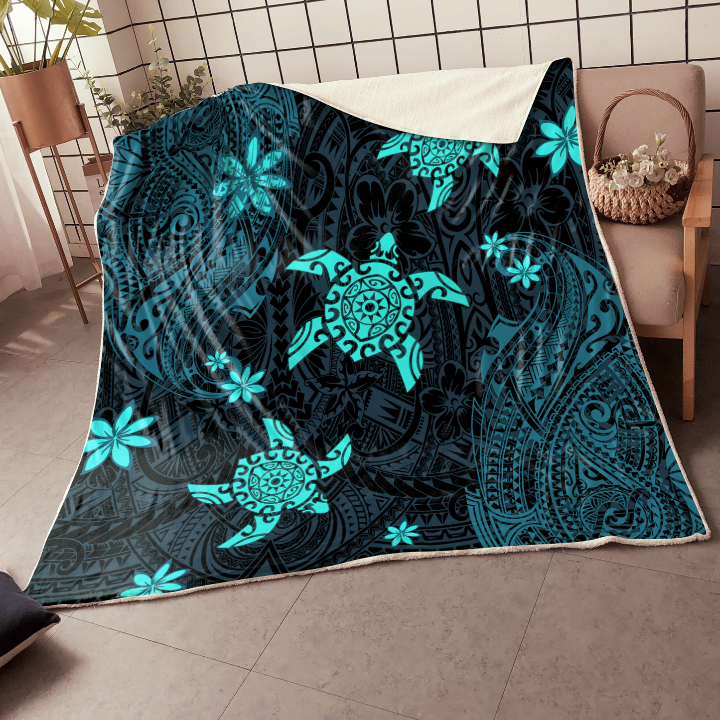 Premium Three Turtles Blanket