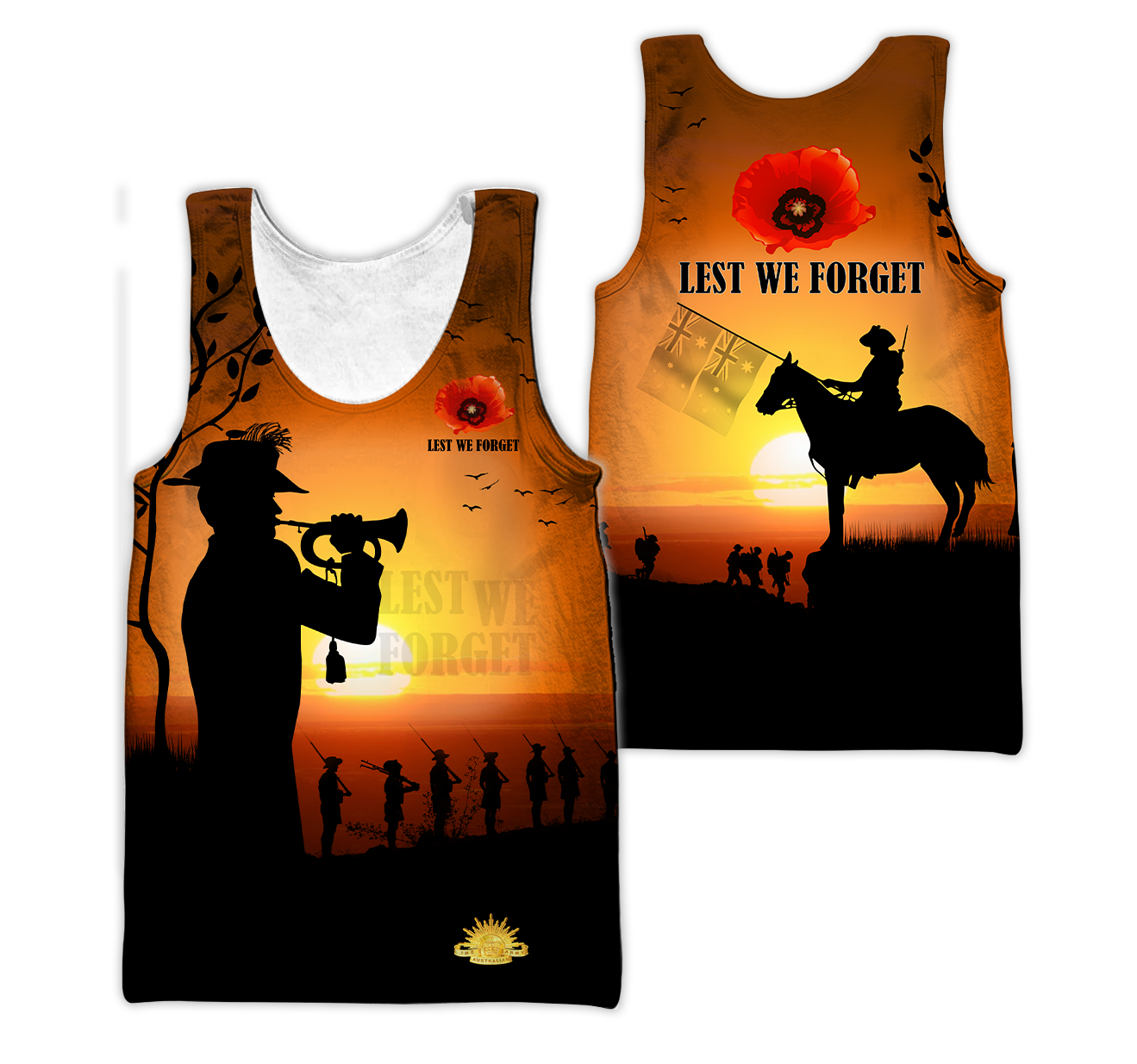 Premium Anzac Day 3D Printed Unisex Shirts TN