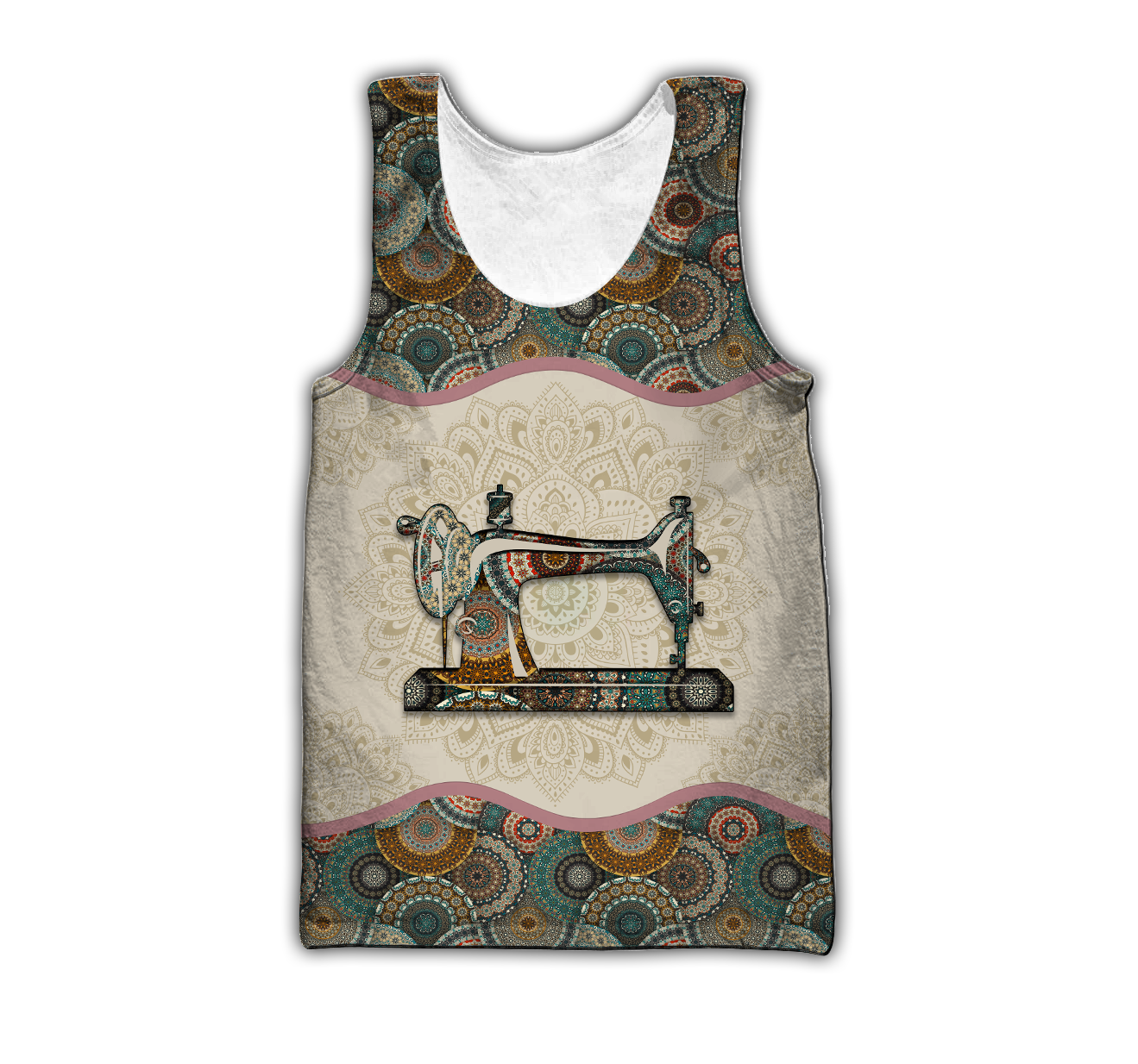 Sewing machine 3D All Over Printed Shirts For Men and Women