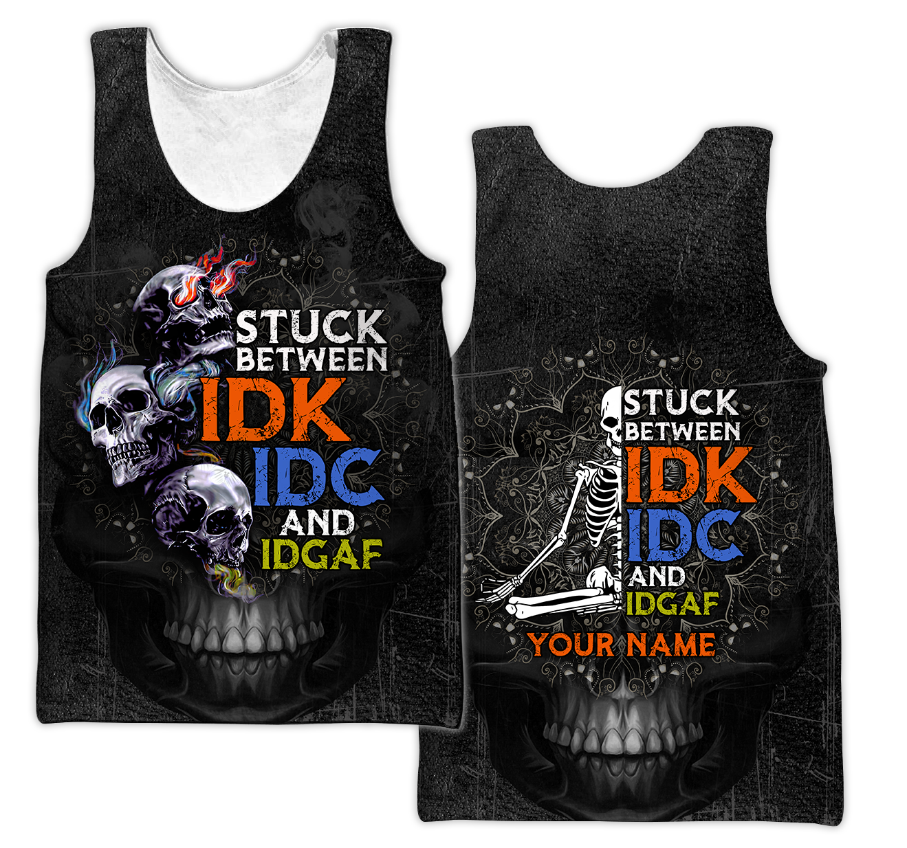 Customize Name Stuck Skull Hoodie For Men And Women TNA23032103