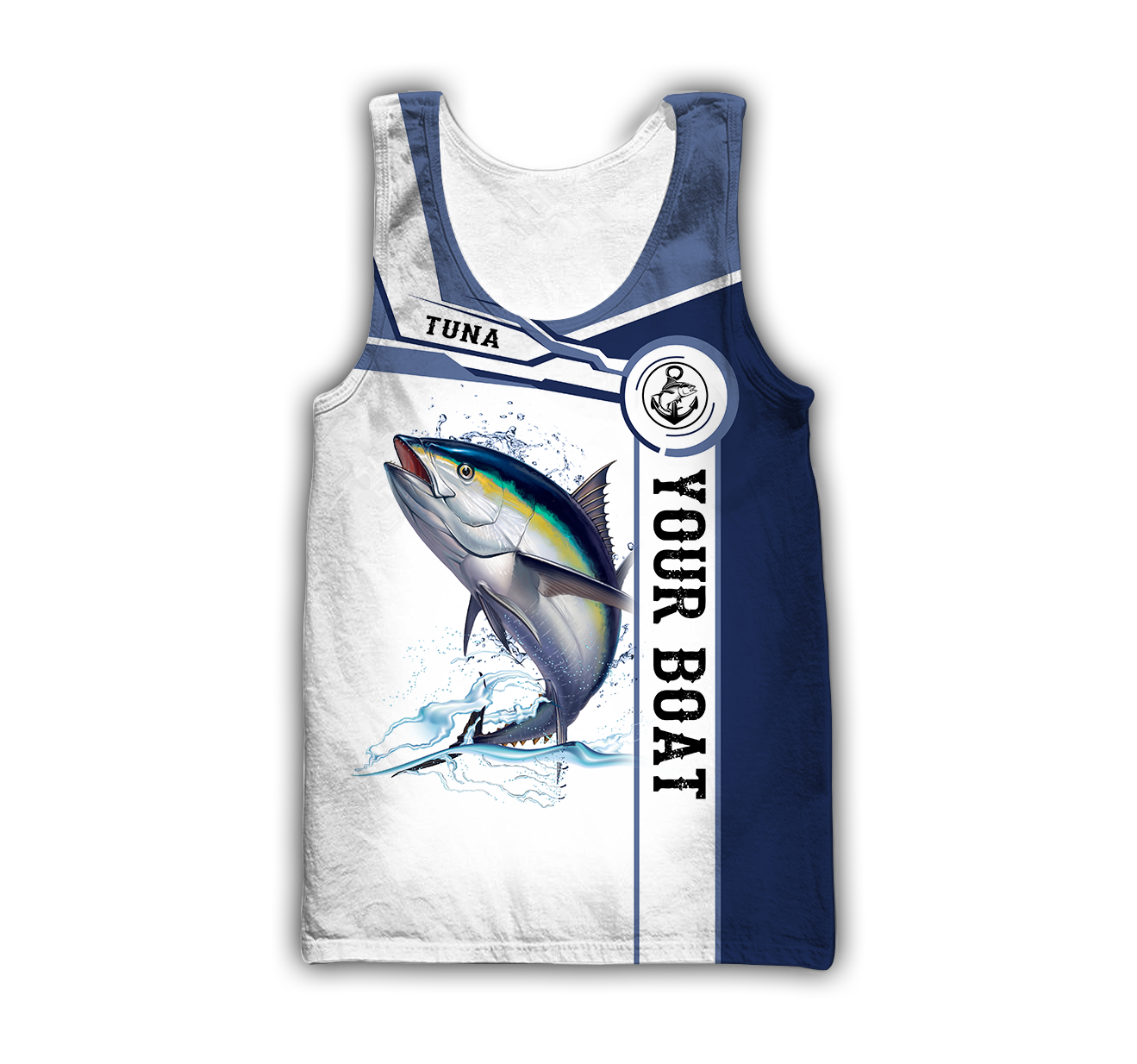 Custom name Tuna fishing Catch and Release 3D Design print shirts