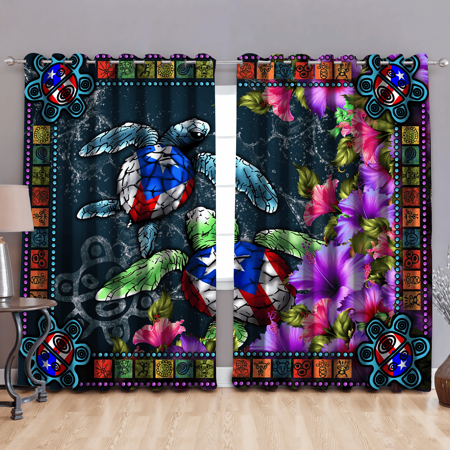 Puerto Rico Window Curtains