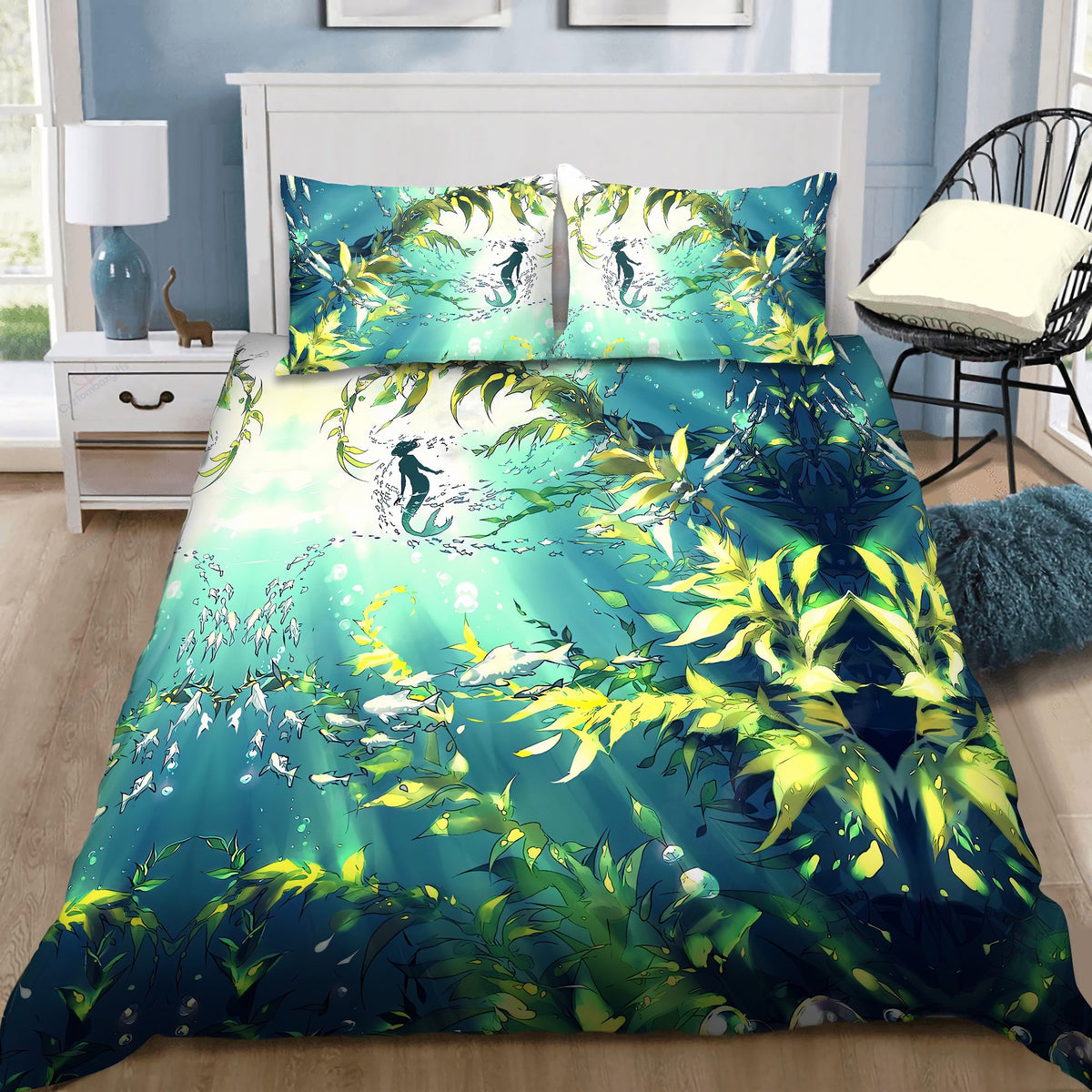 Be A Mermaid And Make Waves Bedding Set by SUN DQB07142009-Quilt-SUN-King-Vibe Cosyβ’