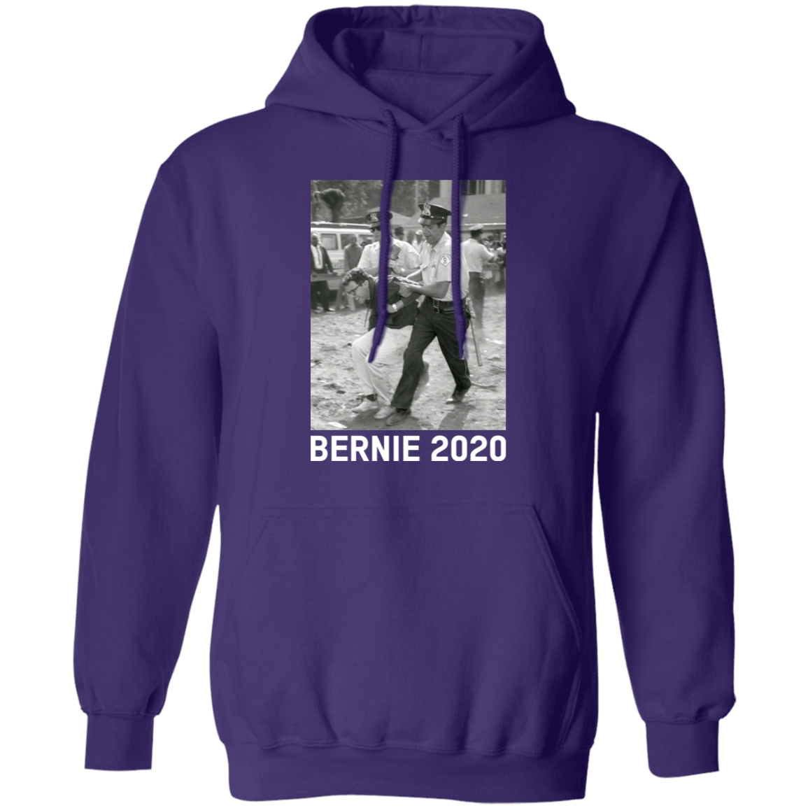 Bernie Sanders Protest Arrest shirts-Sweatshirts-CustomCat-Purple-S-Vibe Cosy™