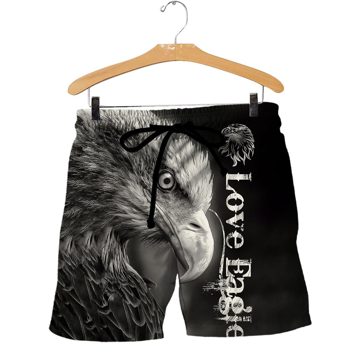 Love Eagle 3D All Over Printed Shirts For Men & Women TA160501-Apparel-TA-Shorts-S-Vibe Cosy™