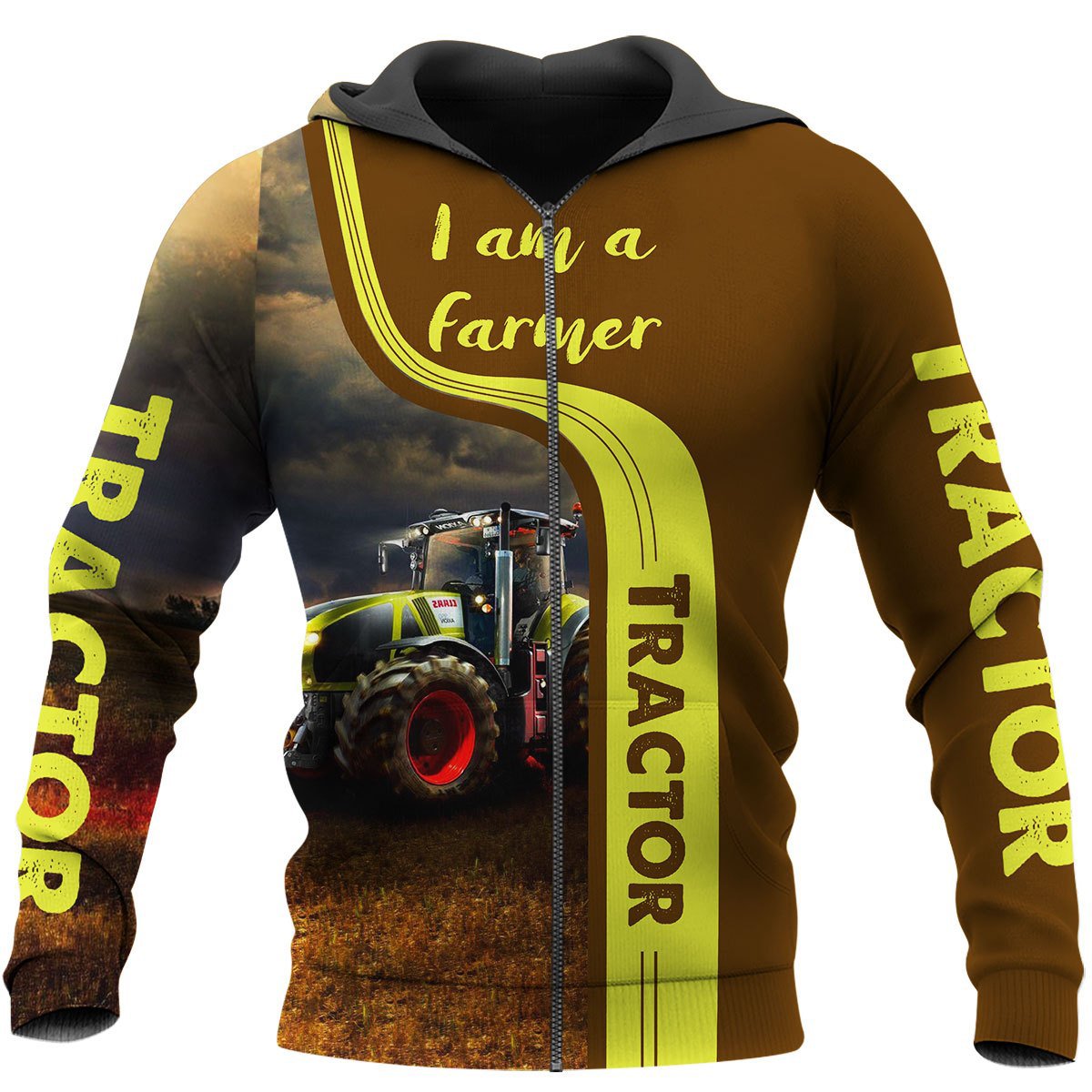 Farmer 3D All Over Printed Shirts for Men and Women TT0118-Apparel-TT-Zipped Hoodie-S-Vibe Cosy™