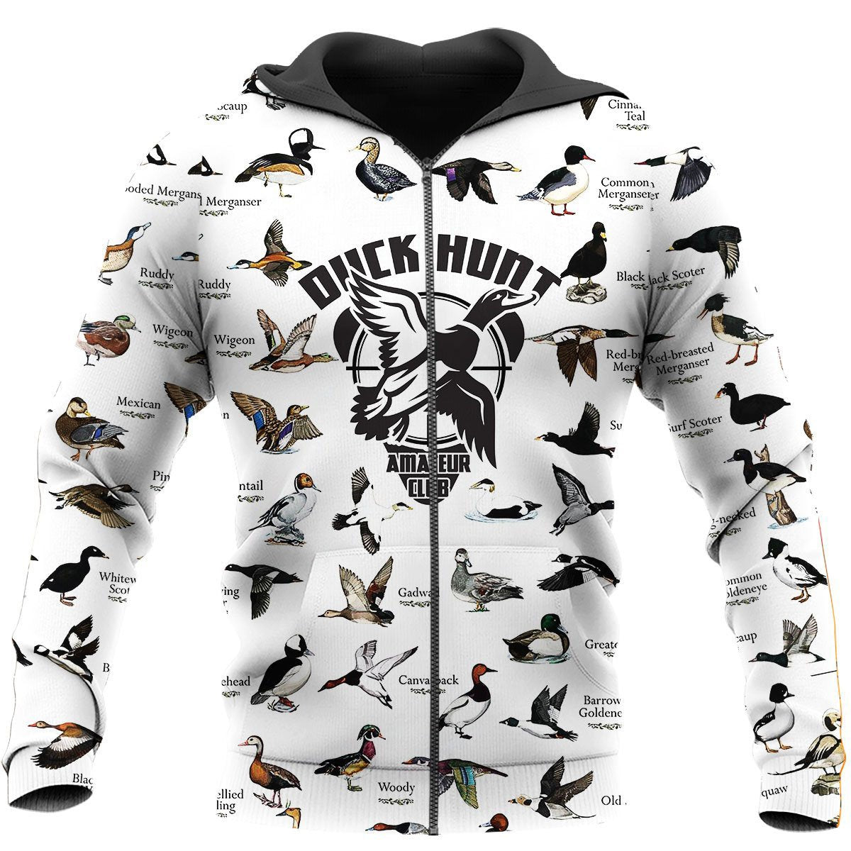 Mallard Duck Hunting 3D All Over Printed Shirts for Men and Women TT0005-Apparel-TT-Zipped Hoodie-S-Vibe Cosy™