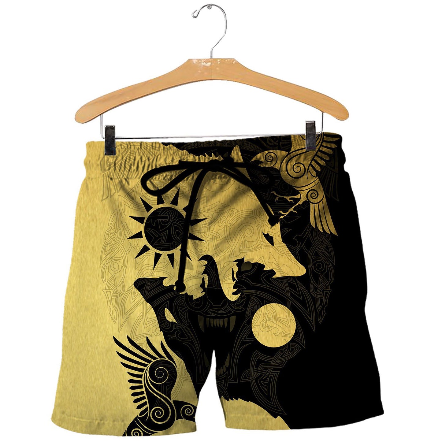 Skoll and Hati 3D All Over Printes Verison 2.0-Apparel-HP Arts-Shorts-S-Vibe Cosy™