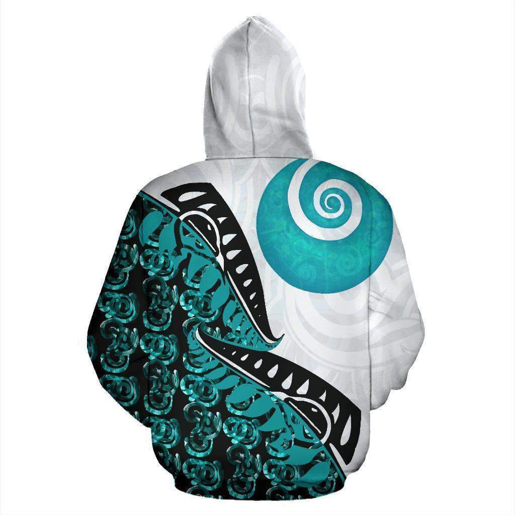 Maori Pounamu (Jade) Zip Up Hoodie HC0916-Apparel-Huyencass-Zipped Hoodie-S-Vibe Cosy™