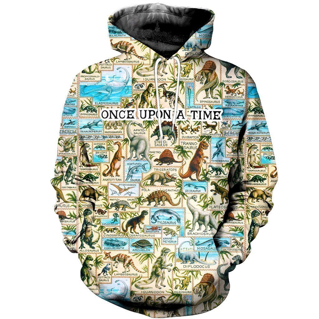 3D All Over Printed Dinosaurs Prehistoric Shirts and Shorts-3D All Over Printed Clothes-HP Arts-Normal Hoodie-XS-Vibe Cosy™
