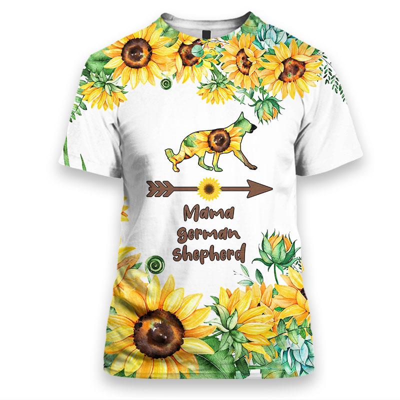German Shepherd Mama - Mother's Day Gift 3D Unisex Shirt