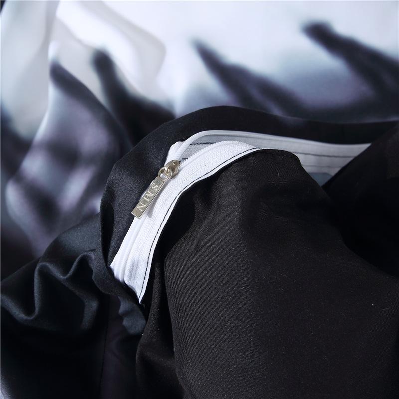 3D Skull Makeup Bedding Set-Bedding Sets-6teenth Outlet-Twin size 3pcs-Vibe Cosy™