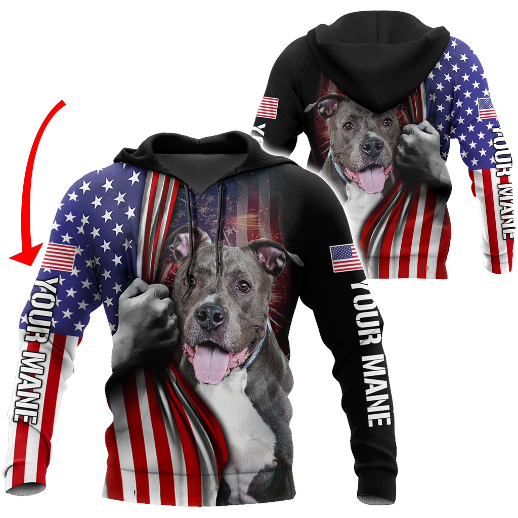 Pitbull custom 3d hoodie shirt for men and women HAC060801
