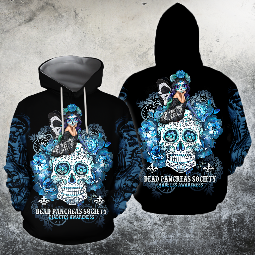 Diabetes 3d hoodie shirt for men and women HG HAC210301-Apparel-HG-Zip hoodie-S-Vibe Cosy™