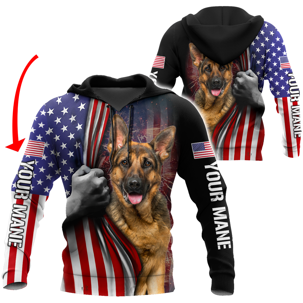 German shepherd custom 3d hoodie shirt for men and women HAC060802