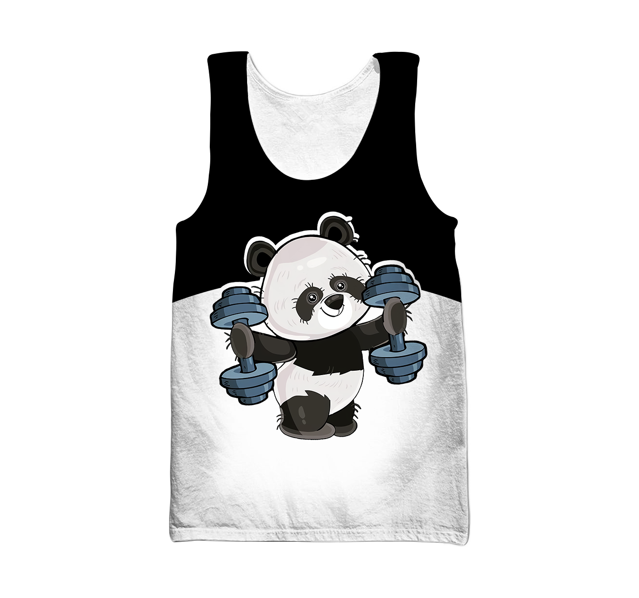 Gymmer Panda 3D all over printed shirts for men and women AZ251201 PL-Apparel-PL8386-Tanktop-S-Vibe Cosy™