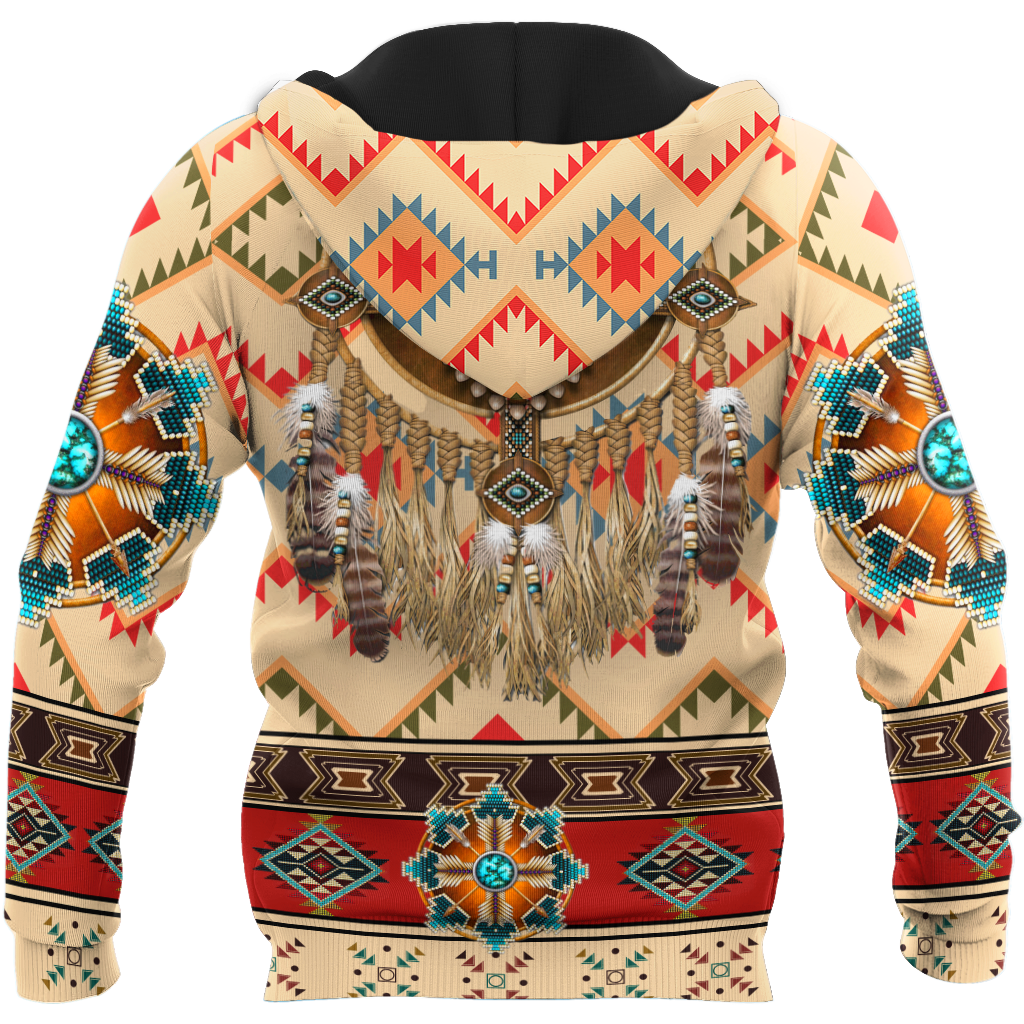 Native American Pattern Dreamcatcher 3D All Over Printed Shirts For Men
