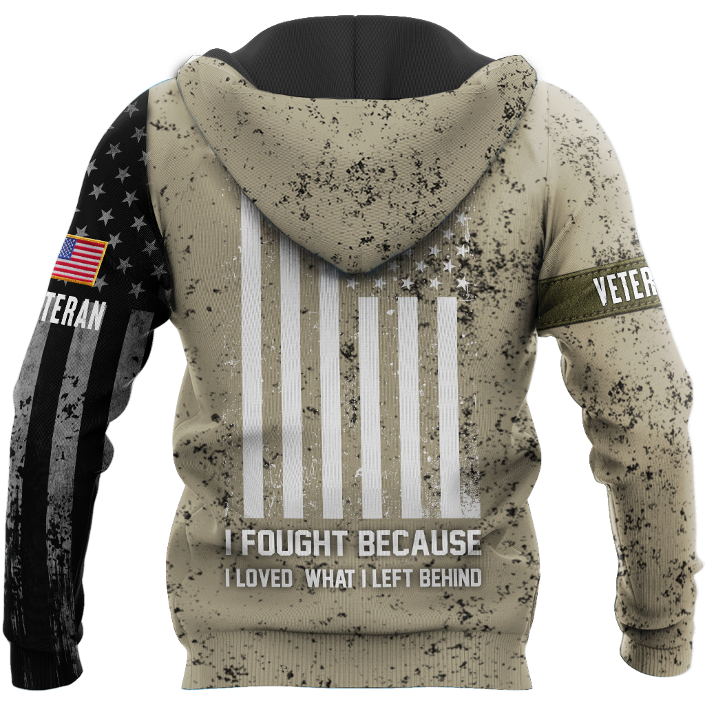 Veteran US Army Eagle in my heart 3D shirts for men and women
