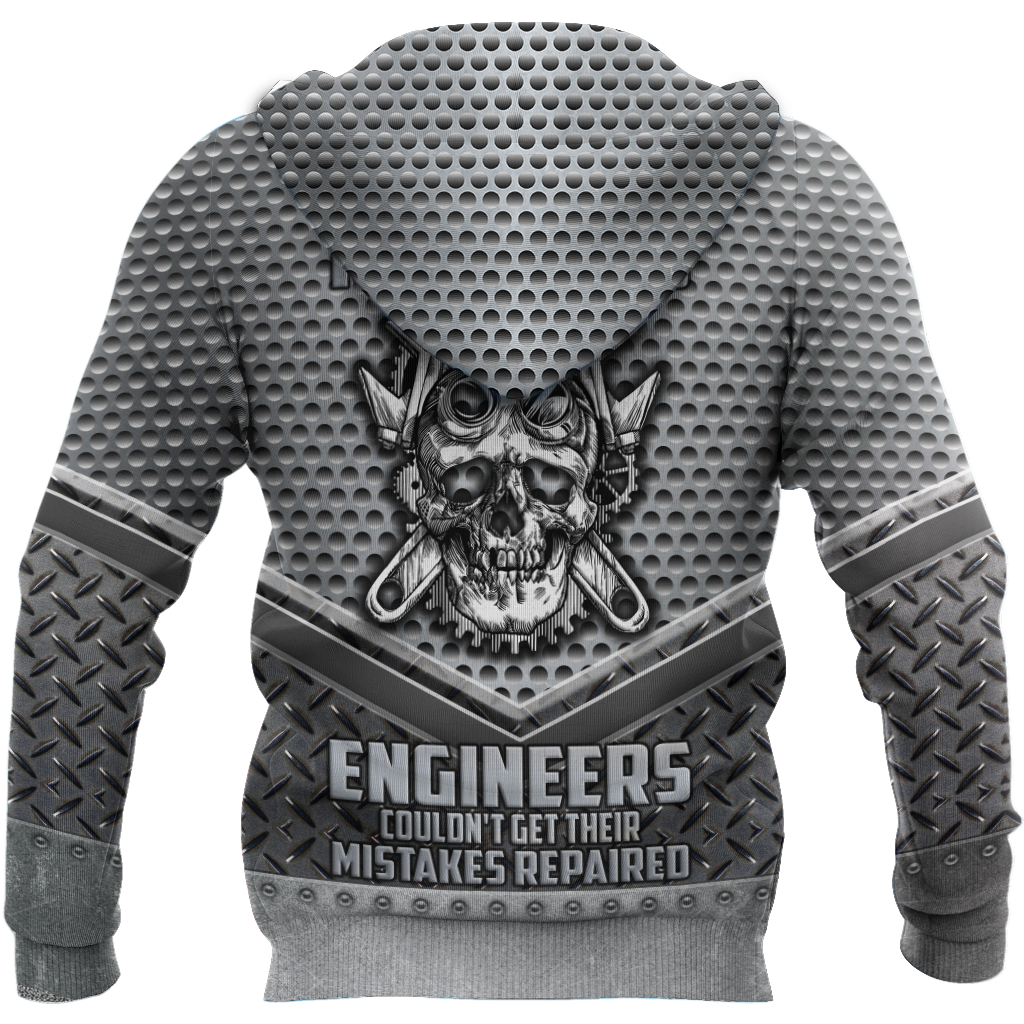 Mechanic Skull 3D All Over Printed Hoodie For Men and Women HHT11092030