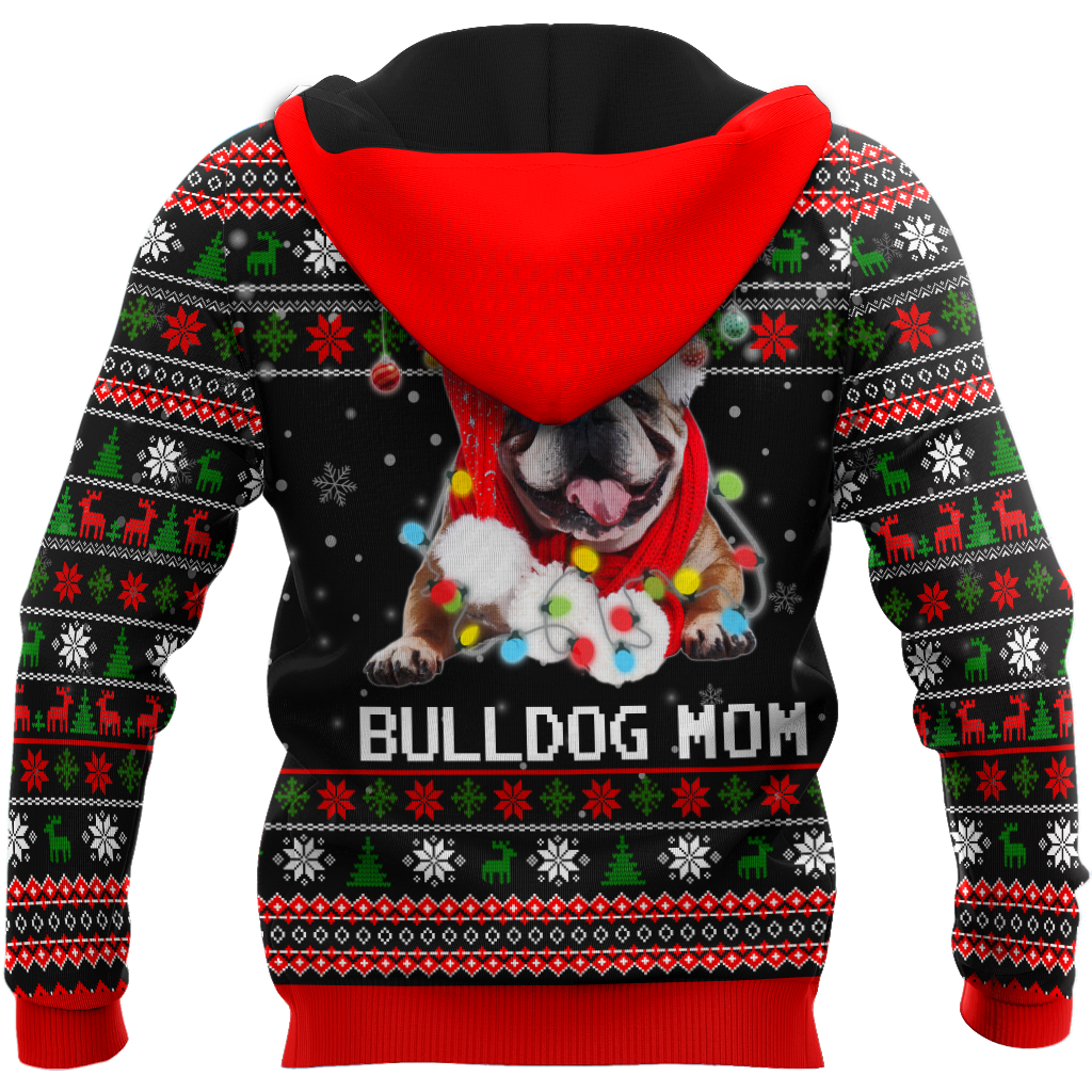 Bulldog mom 3D hoodie shirt for men and women NDD10192004
