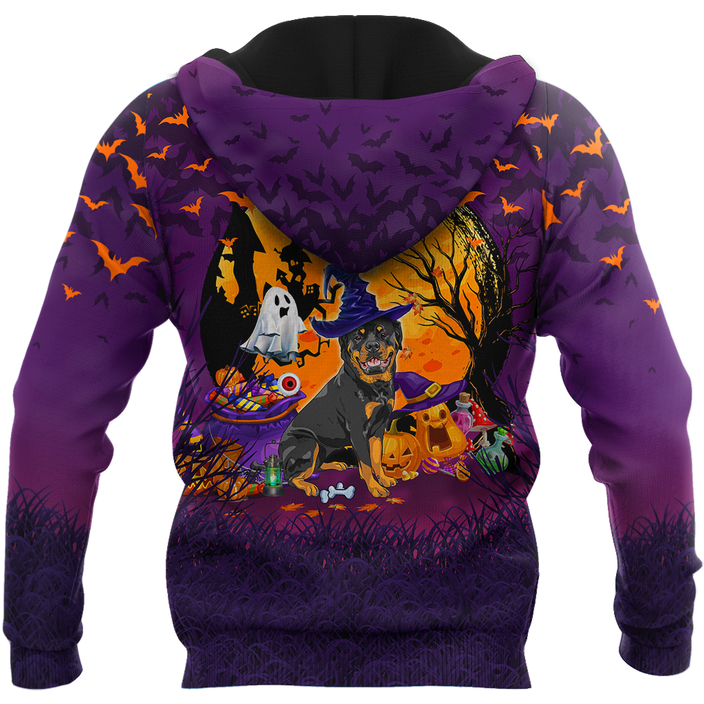 Happy halloween rottweiler hoodie shirt for men and women JJW11092002