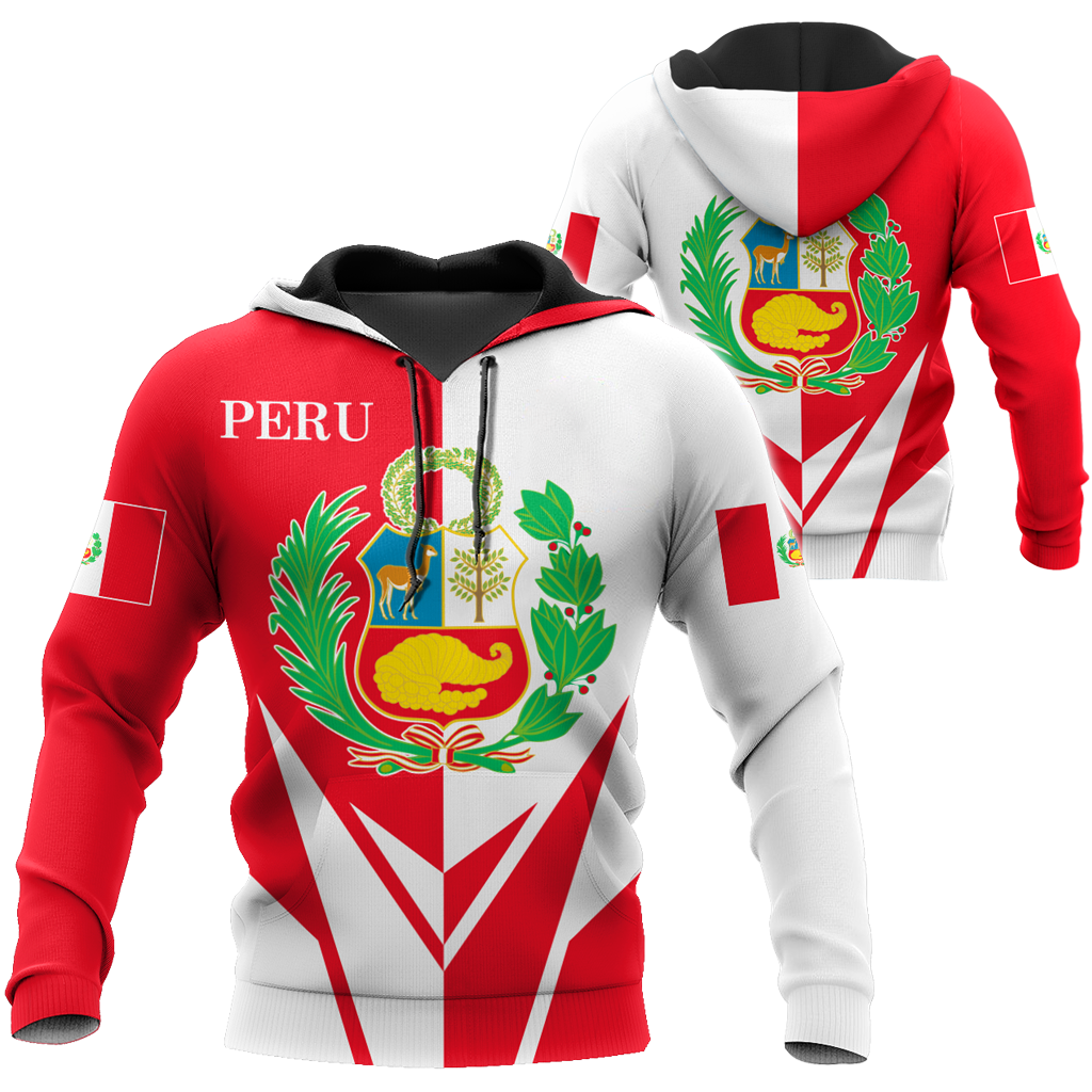Peru 3d hoodie shirt for men and women HAC220605-Apparel-HG-Zip hoodie-S-Vibe Cosy™